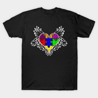 Heart Of An Angel Autism T-Shirt